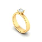 Klassisk Solitaire Forlovelsesring