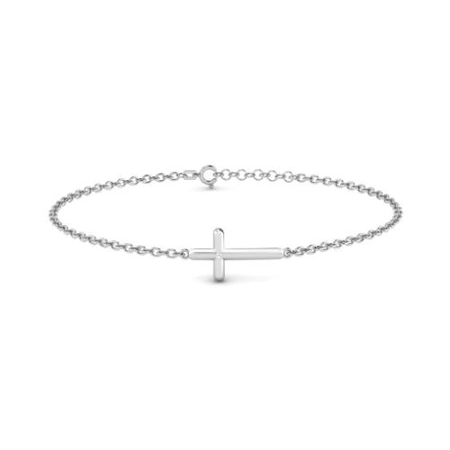 Minimalistisk Armbånd med Solitaire Diamant Elegant Enkelhet